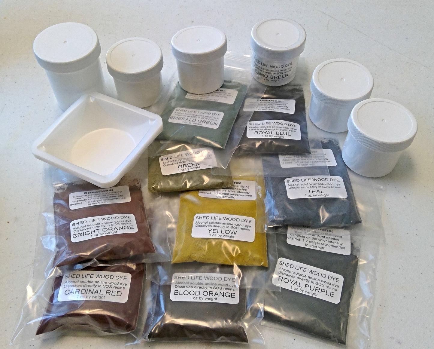 Shed Life Wood Dye - 1 Oz - For stabilizing resin
